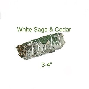 White Sage & Cedar Smudge Stick